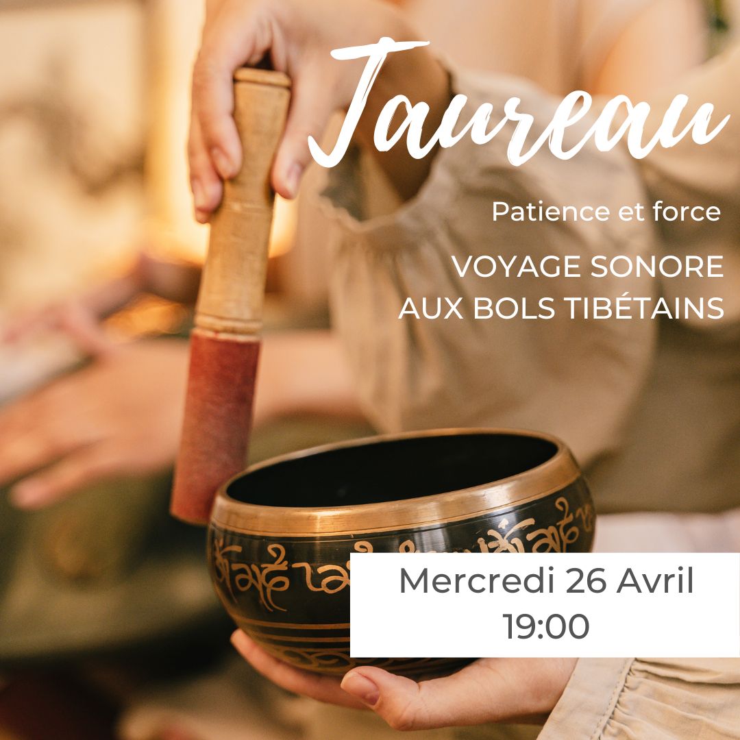 voyage sonore bain de sons TAUREAU à Toulouse Elisabeth LACOSTE