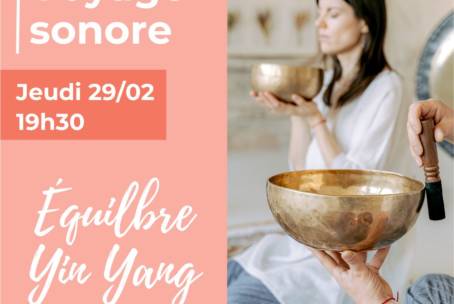 Voyage sonore YIN & YANG – Toulouse COMPLET