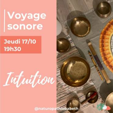 Voyage sonore INTUITION – Toulouse COMPLET