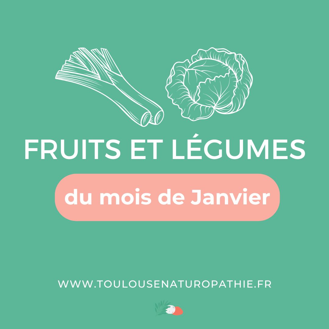 Fruits et légumes de Janvier