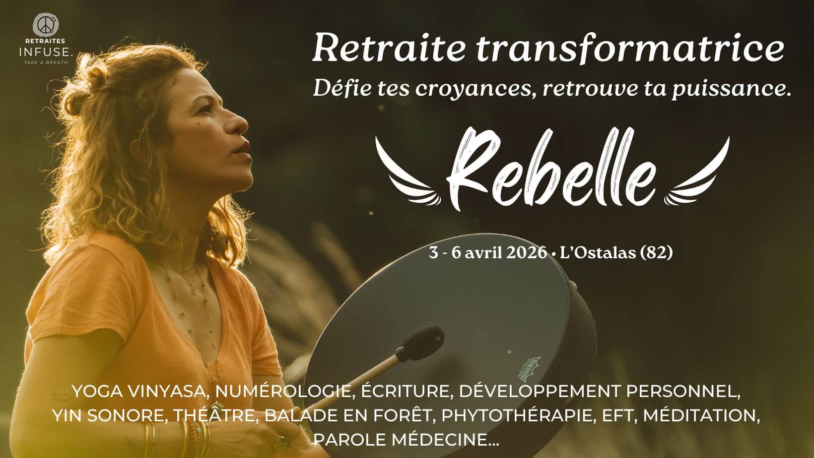 retraite bien-être proche de Toulouse, yoga, numérologie, naturopathie, voyage sonore