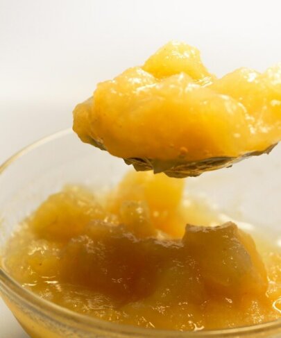 Recette : Compote pomme poire châtaigne à la cannelle