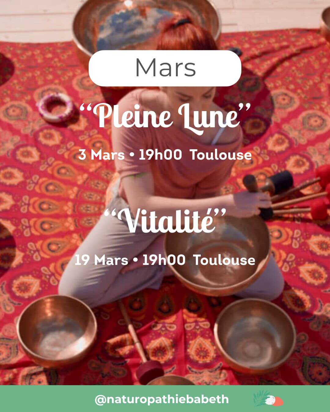 voyage sonore Toulouse, bains de sons Pleine lune Toulouse, bols chantants