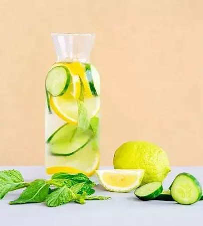 Eau détox maison reminéralisante
