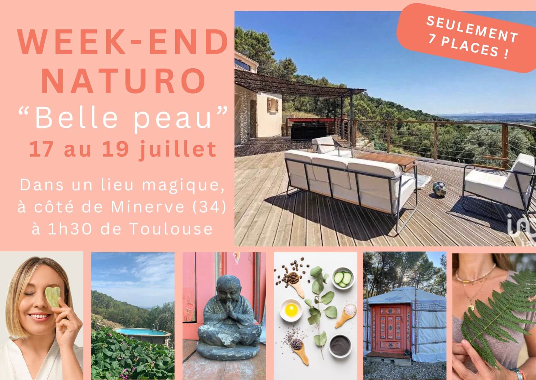 week-end naturo belle peau, séjour bien-être, beauté de la peau