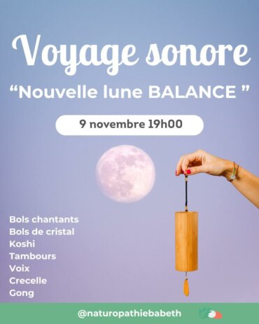 Voyage sonore Pleine lune en Balance – Toulouse – Novembre 2026